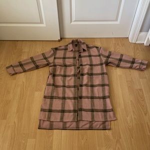 Pink plaid jacket
